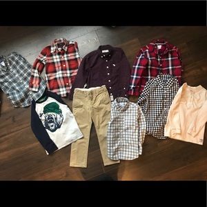 Boys Size 5 Abercrombie, Gap, Carters Shirt Lot
